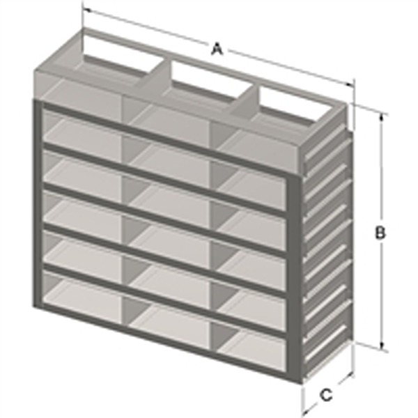 Upright Drawer, 18 Box Capacity