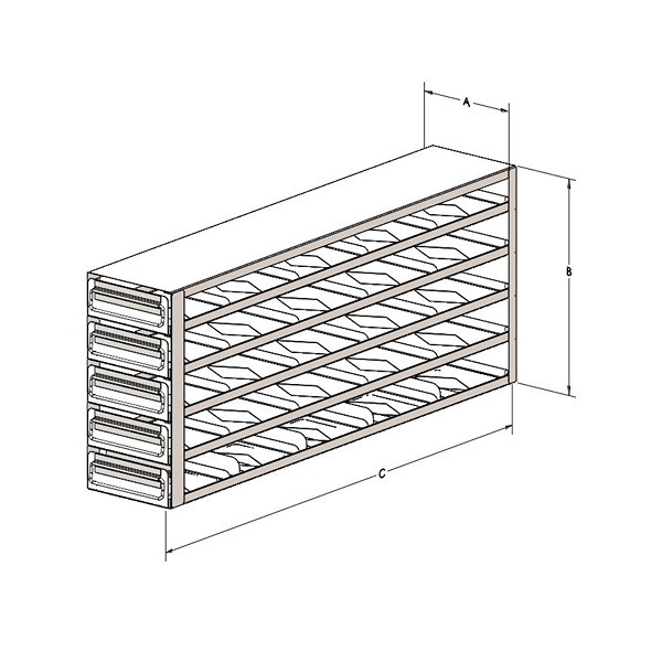 UDR552 Upright Drawer 25 Box Capacity, 5x5