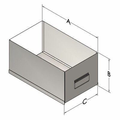 UO1-22-5-6 Organizer, Single-Drawer, for Miscellaneous Cold Storage