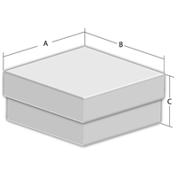 B3CL 3-Inch Large Cardboard Box
