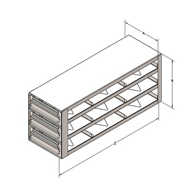 UDR332 Upright Drawer Rack/9 Box Capacity