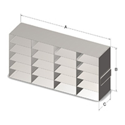URO452 Upright Freezer Rack for Standard 2-inch Box (4312-R901)