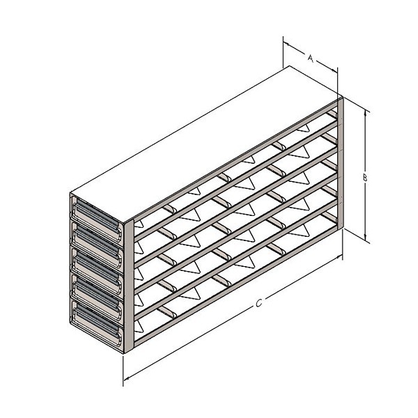 UDR452 Upright Drawer, 20 Box Capacity, 2