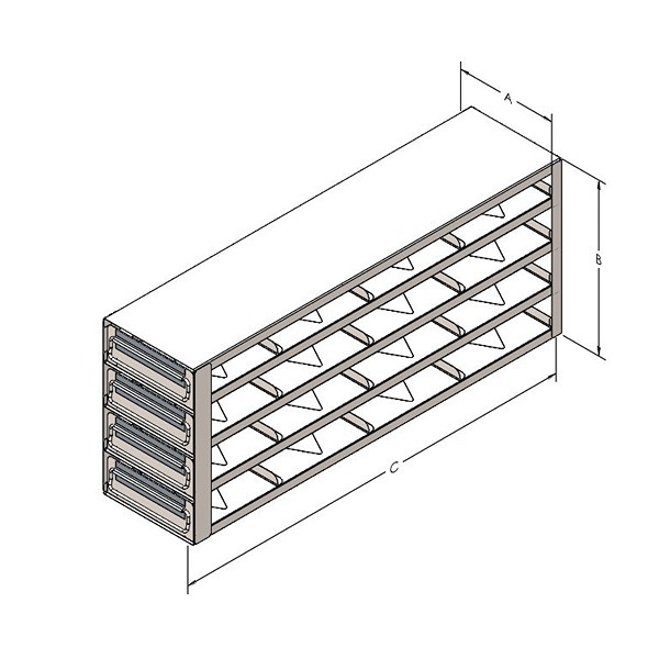 UDR442 Upright Drawer, 16 Box Capacity, 2