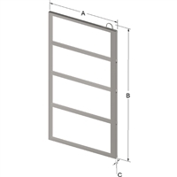 4-PLACE FRAME FOR ZC023 CANISTER
