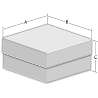 B3C 3-Inch Standard Cardboard Box