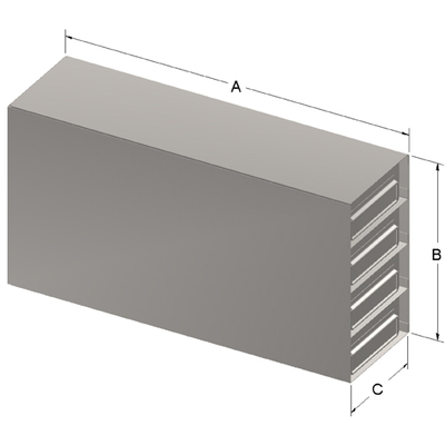 UFR-UMP-542 Upright Drawer Rack for Microtiter Plates