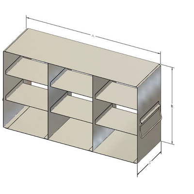 URO333 Upright Freezer Rack for Standard 3-inch Box (4324-R901)