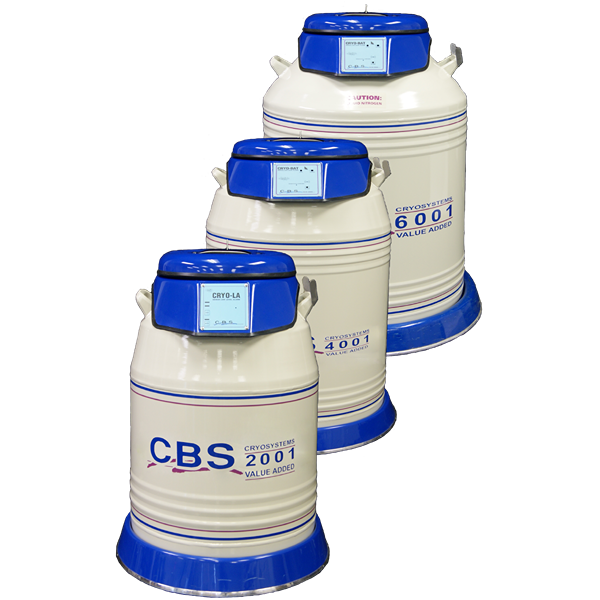 CB601B Series 6001 Value Added Cryosystem with BAT-1B Low Level LN2 Alarm