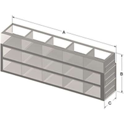 UFR533 Upright Freezer Slide Rack for Standard 3-inch Box (4339-R902)